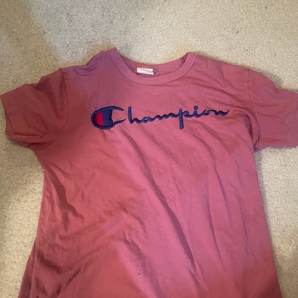 Dark pink champion shirt Clearance